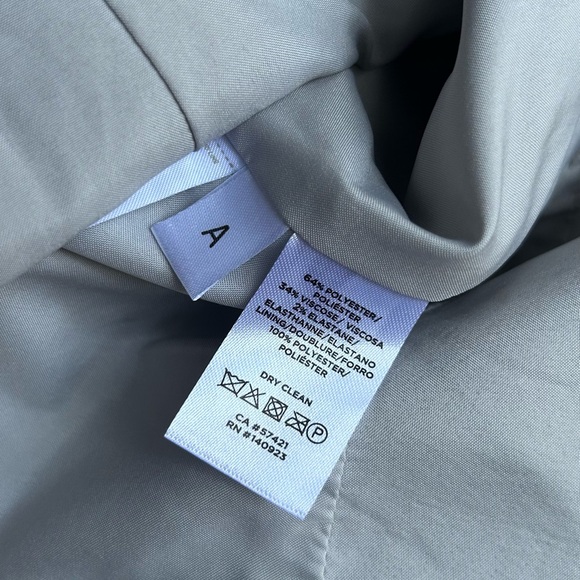 LOFT Plaid Gray and Cream Women's Skirt - Picture 7 of 8